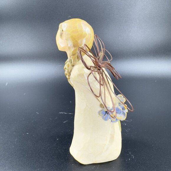 Vintage 2002 Willow Tree Resin Figurine Thank You Demdaco Susan Lordi Figure VTG - Picture 7 of 7